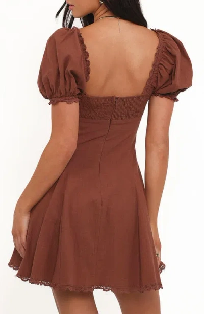 Petal And Pup Petal & Pup Anora Puff Sleeve Minidress In Multi