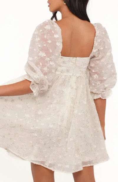 Petal And Pup Petal & Pup Lillian Lace & Sequin Minidress In Multi