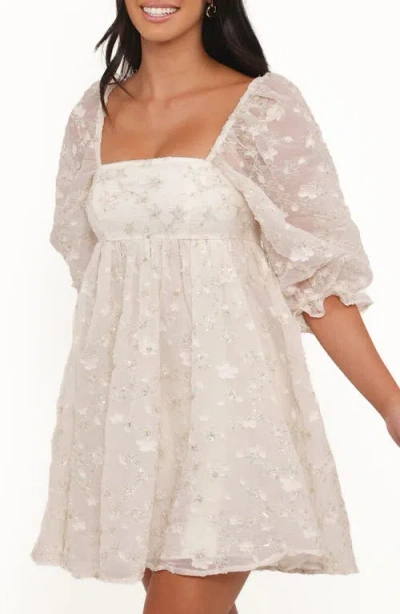 Petal And Pup Petal & Pup Lillian Lace & Sequin Minidress In Multi