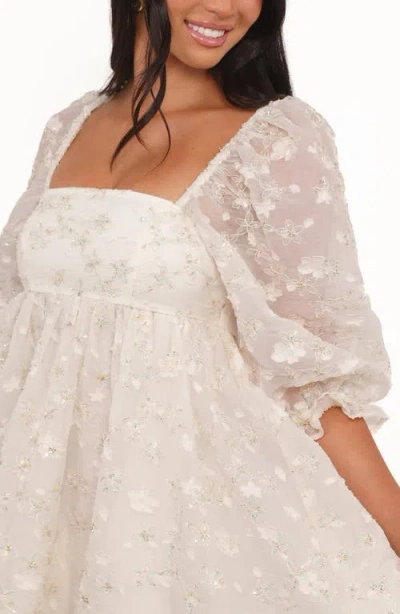 Petal And Pup Petal & Pup Lillian Lace & Sequin Minidress In Multi