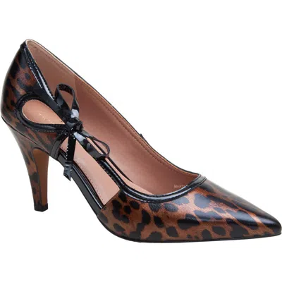 Linea Paolo Pointe Bow Pointed Toe Pump In Multi