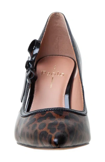 Linea Paolo Pointe Bow Pointed Toe Pump In Multi