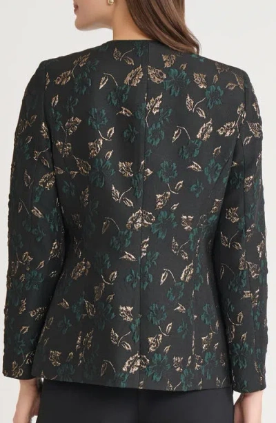 Kasper Print One-button Blazer In Multi