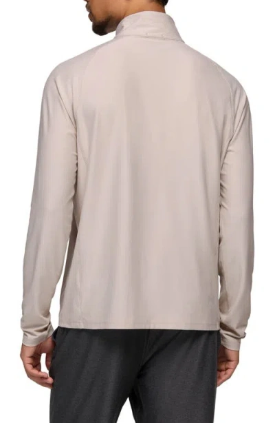 Prana Altitude Tracker Performance Quarter Zip In White