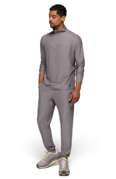 Prana Altitude Tracker Performance Quarter Zip In Gray