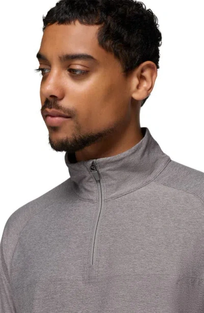 Prana Altitude Tracker Performance Quarter Zip In Gray
