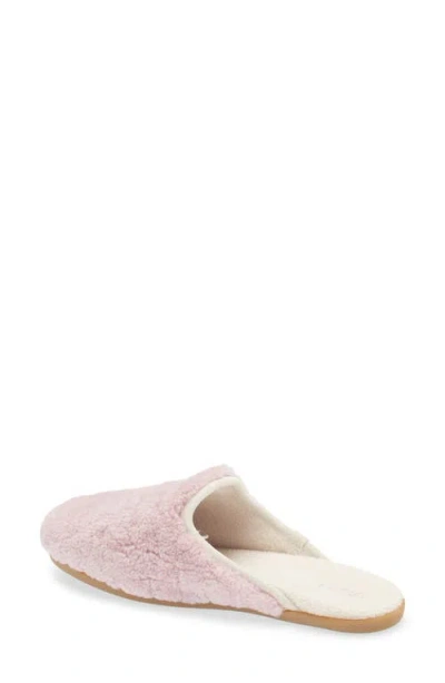 Olukai Hale Slip-on Genuine Shearling Mule In Pink