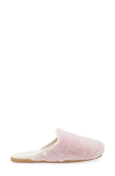 Olukai Hale Slip-on Genuine Shearling Mule In Pink