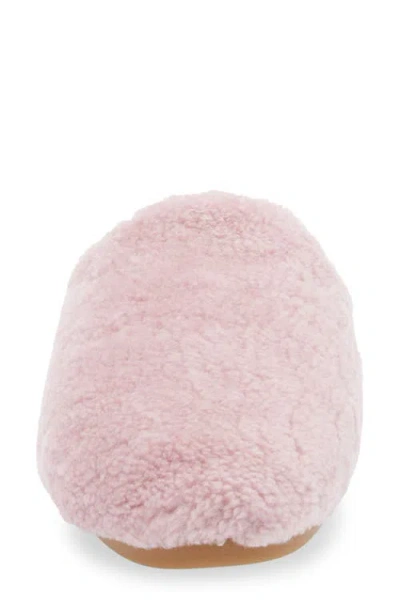 Olukai Hale Slip-on Genuine Shearling Mule In Pink