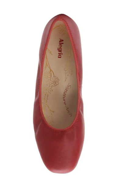 Alegria By Pg Lite Arielle Flat In Red