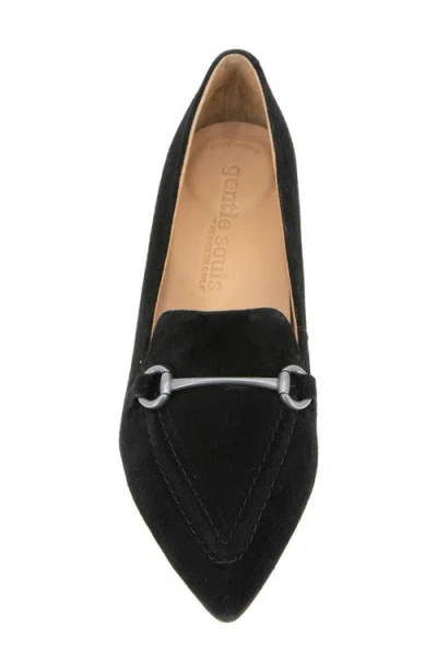 Gentle Souls Women's Dionne Pointy Toe Loafers In Black