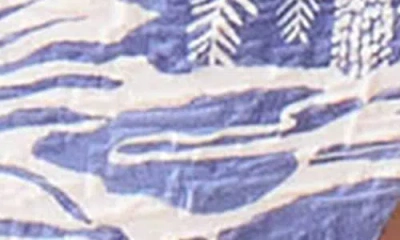 Roxy Mana Scoop Cheeky Bikini Bottoms In Blue