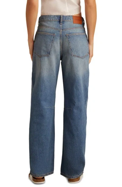 Lucky Brand Women's High-rise Barrel-leg Jeans In Blue