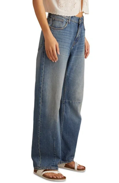 Lucky Brand Women's High-rise Barrel-leg Jeans In Blue