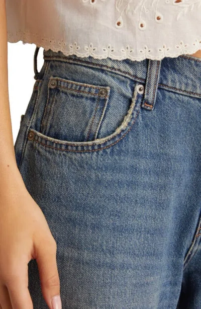 Lucky Brand Women's High-rise Barrel-leg Jeans In Blue