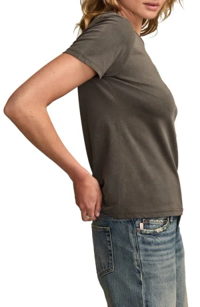 Lucky Brand Women's Very Cherry Coke Classic Crew Neck T-shirt In Brown