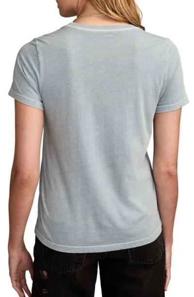 Lucky Brand Women's Grateful Dead Denim Bear Head T-shirt In Blue