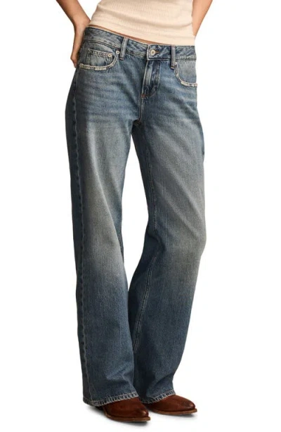 Lucky Brand Women's Baggy Wide Leg Jeans In Blue