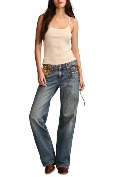 Lucky Brand Women's Baggy Wide Leg Jeans In Blue