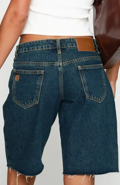 Princess Polly Cult Classic Denim Shorts In Blue