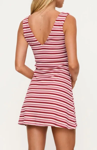 Princess Polly Nyrah Sleeveless Knit Minidress In Red