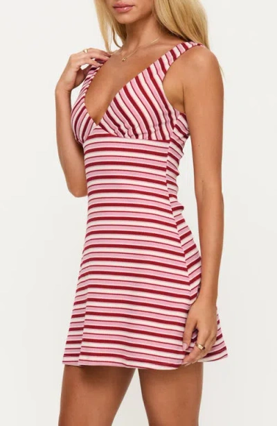 Princess Polly Nyrah Sleeveless Knit Minidress In Red