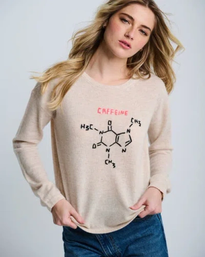 Lisa Todd Perk Up Wool Cashmere Sweater In Neutral