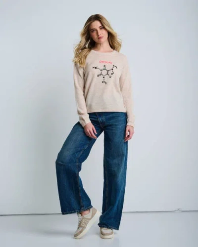 Lisa Todd Perk Up Wool Cashmere Sweater In Neutral