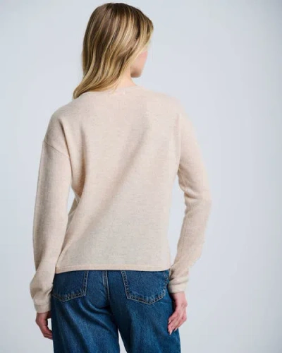 Lisa Todd Perk Up Wool Cashmere Sweater In Neutral