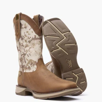 Durango Desert Camo Pullon Western Boot In Brown