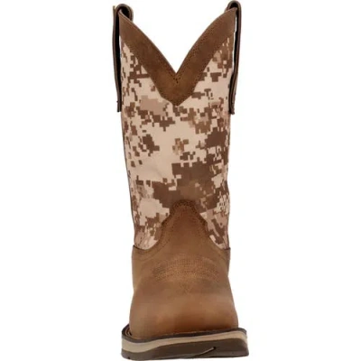 Durango Desert Camo Pullon Western Boot In Brown
