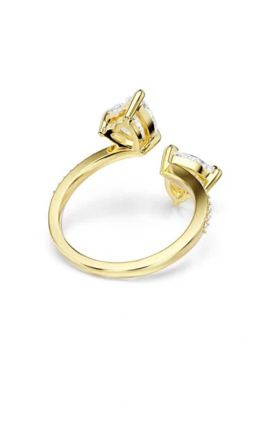Swarovski Mesmera Open Ring In Gold