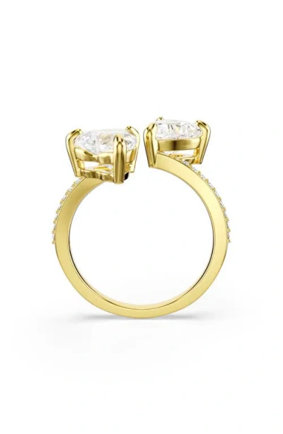 Swarovski Mesmera Open Ring In Gold