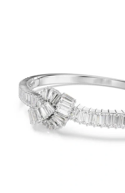 Swarovski Matrix Bangle Bracelet In Metallic