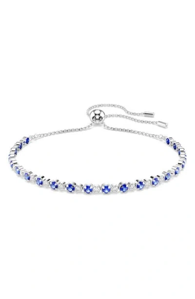Swarovski Matrix Tennis Bracelet In Metallic