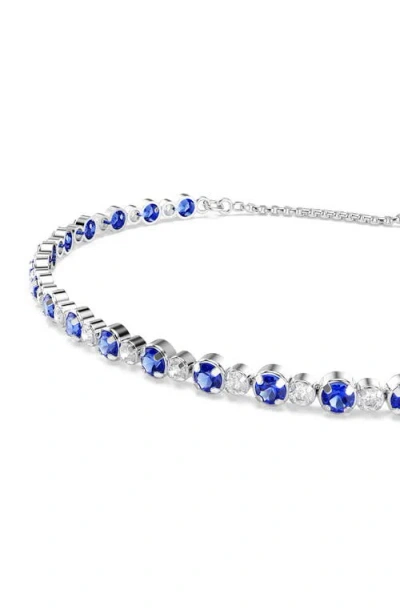 Swarovski Matrix Tennis Bracelet In Metallic