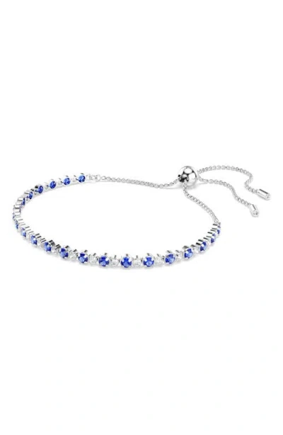 Swarovski Matrix Tennis Bracelet In Metallic