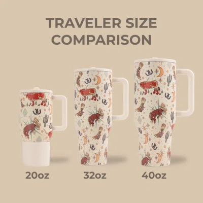 Hydrojug Rodeo Print 32 oz Insulated Mug In Multi