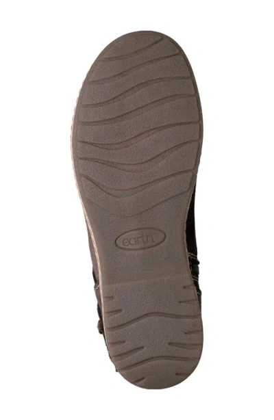 Earth Women's Hutton Buckle Strap Cozy Booties In Brown