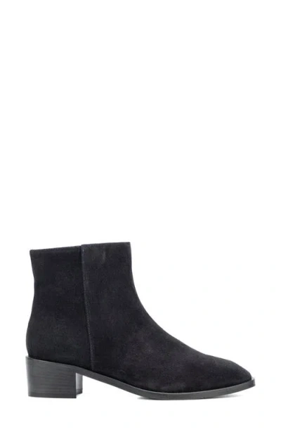 Aquatalia Reeta Luxe Suede Bootie In Black