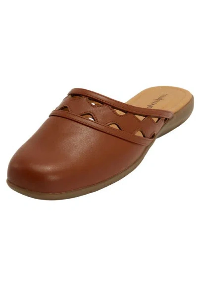 Comfortview The Mckenna Slip On Mule In Brown
