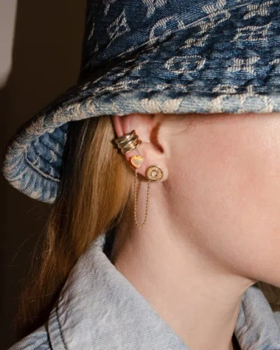 Fry Powers Sun Powers Ear Cuff In Metallic