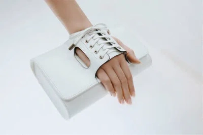 Perrin Paris Corsette Clutch In White
