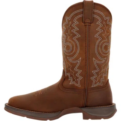 Durango Steel Toe Pullon Western Boot In Brown