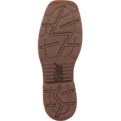 Durango Patriotic Steel Toe Work Boot In Brown