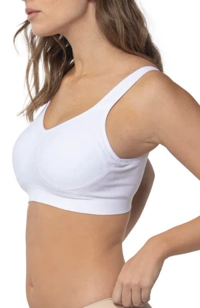 Underoutfit The Comfort Shaping Bra With Adjustable Straps In White