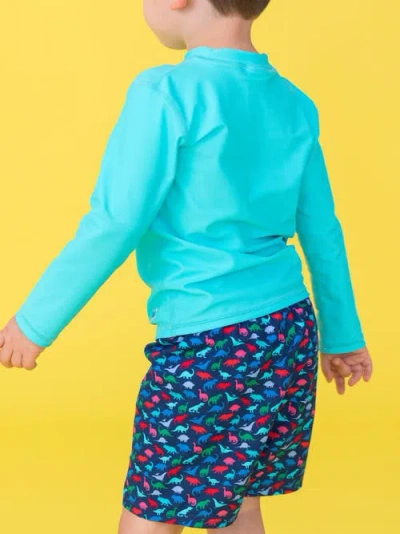 Ruggedbutts Toddler Boys Upf50+ Swim Trunks In Multi