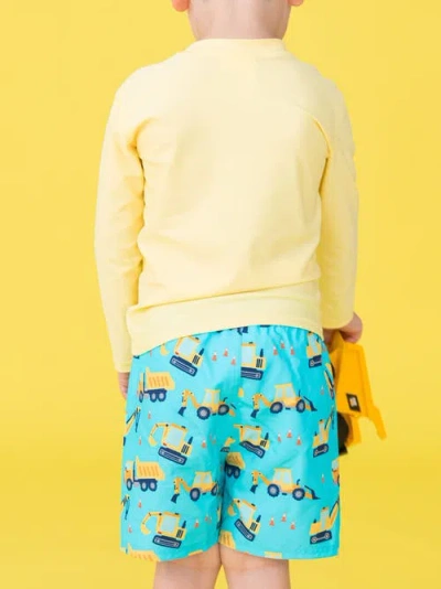 Ruggedbutts Baby Boys Upf50+ Swim Trunks In Multi