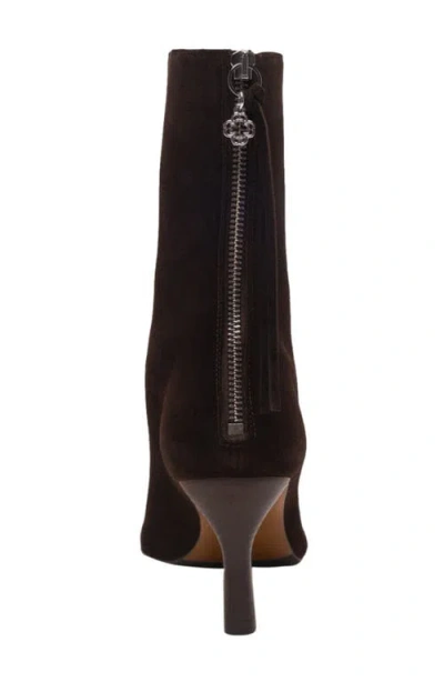 Maje 70mm Pointed-toe Zip-up Boots In Brown