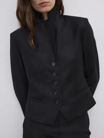 House Of Dagmar Tailored Blazer In Black